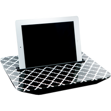 Geometric Black + White, and Solid Black Tablet Tray Set|Tech - Fashionit_inc