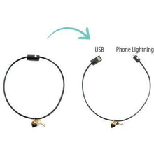 Fashionit Phone Cable Necklace in Amily|Smart Jewelry|Wearable Technology