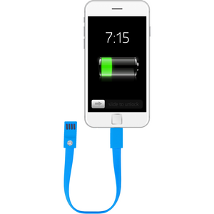 Fashionit Cable Bracelet for iPhone in Blue