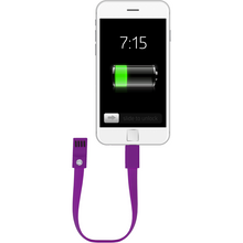 Fashionit Cable Bracelet for iPhone in Purple