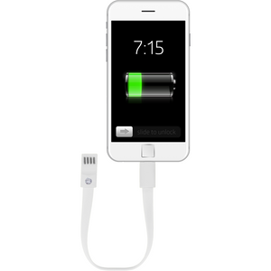 Fashionit Cable Bracelet for iPhone in White