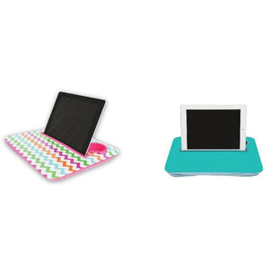 Colorful Chevron and Teal Tablet Tray Set|Tech - Fashionit_inc