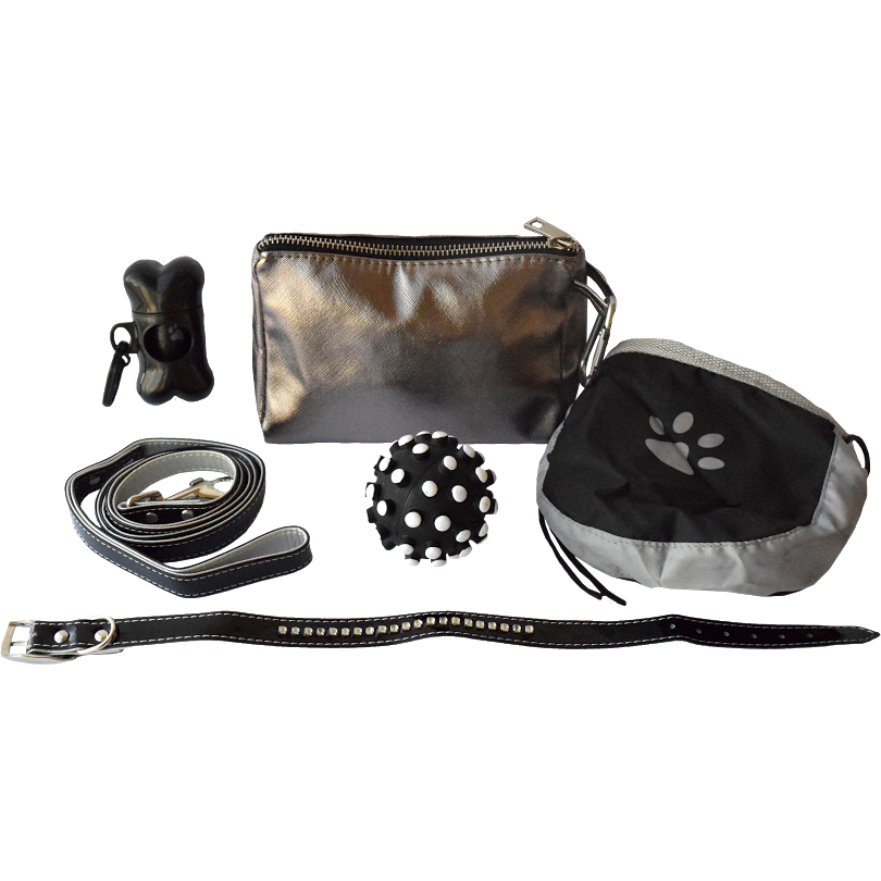 Dog Lover Kit in Gray for all your dog must haves