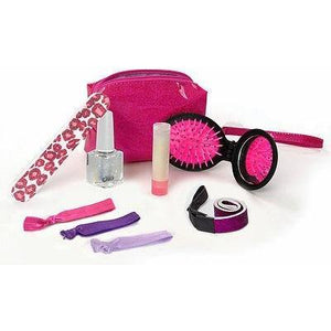 Fashionit Rescue Kit in Pink includes nail polish, brush, hair ties and headband