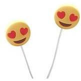 Fashionit love heart eyes Emoji earbuds headphones