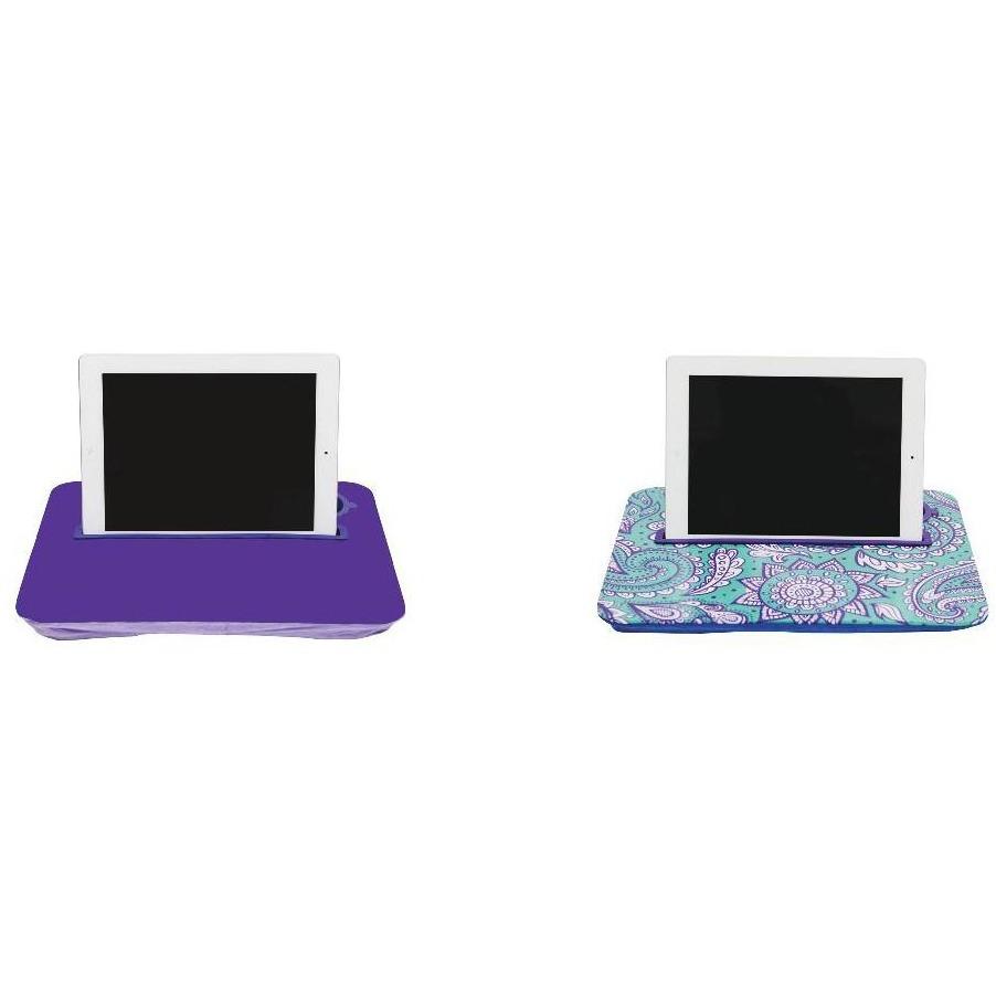 Purple Pattern and Solid Purple Tray Set|Tech - Fashionit_inc