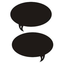 Speech Bubble Chalkboard Wall Decal|Home Decor - Fashionit_inc
