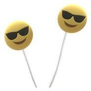 Fashionit Sunglass Emoji earbuds headphones